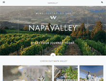 Tablet Screenshot of napavalley.com
